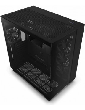 NZXT H9 Flow Black Midi Tower ATX Gaming Gehäuse schwarz mit
