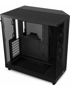 NZXT H6 Flow Mid-Tower Airflow Gaming Gehäuse Schwarz Glasfe