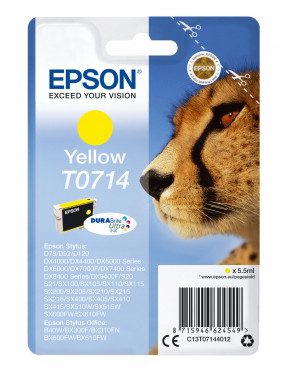 Epson C13T07144012 Druckerpatrone T0714 gelb