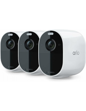 Arlo Essential 2 2K Outdoor Kamera außen - 3er Set weiß