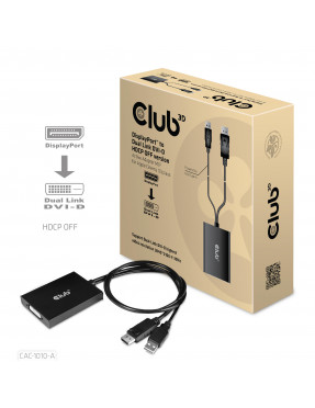 Club3D Club 3D DisplayPort Adapter zu DVI-D Dual Link HDCP o