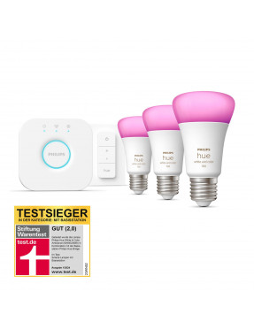 Philips Hue Starter Set White & Col. Amb. E27806lm 75W, 3er 