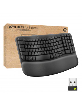 Logitech Wave Keys for Business Grafit US-Layout inkl. Logi 