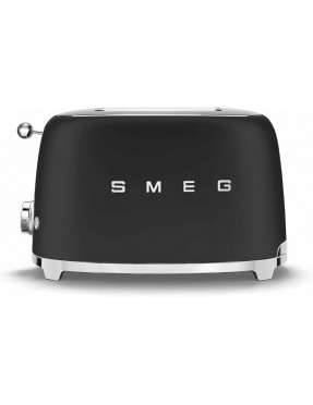 Smeg SMEG TSF01BLMEU 50s Style Toaster Matt-Schwarz