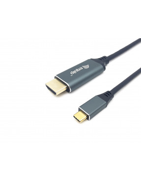 Equip EQUIP 133415 USB-C auf HDMI Kabel, M/M, 1.0m, 4K/30Hz