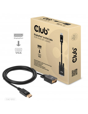 Club3D Club 3D DisplayPort auf VGA Kabel St./St. 2m 28AWG