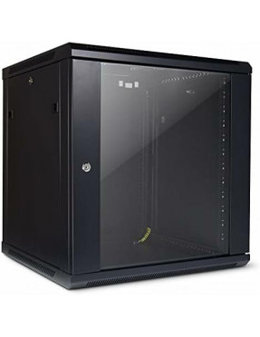 Inter-Tech SMA-6612 Wandgehäuse, Tempered Glass, Schwarz