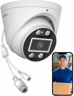 Foscam T8EP 4K 8 MP Outdoor Überwachungskamera weiß