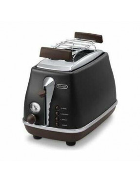 Delonghi DeLonghi CTOV 2103.BK Icona Vintage Toaster schwarz
