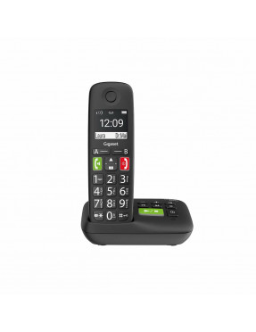 Gigaset E290A Großtastentelefon mit Anrufbeantworter schwarz