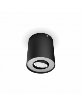 Philips Hue White Ambiance Pillar Einzelspot schwarz • Erwei