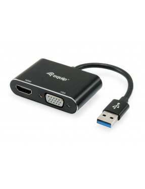 Equip EQUIP 133386 USB 3.0 auf HDMI/VGA Adapter