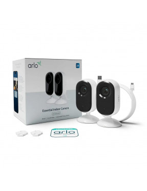 Arlo Essential 2 2K Indoor Kamera  - 2er Set weiß