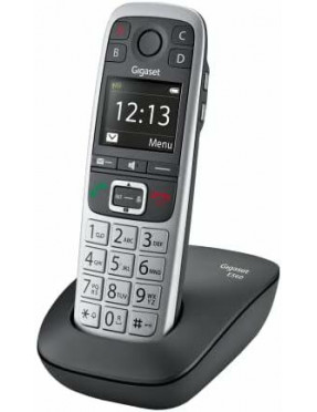 Gigaset E560 schnurloses Festnetztelefon (analog), platin