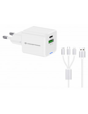 Conceptronic USB Charger 2 port 33w