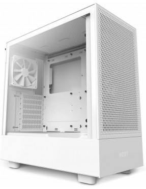 NZXT H5 Flow RGB White Midi Tower ATX Gehäuse schwarz  mit S