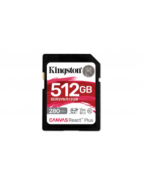 Kingston Canvas React Plus V60 512GB SDXC Speicherkarte 4K-U
