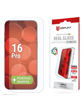 Displex DISPLEX Real Glass + Case iPhone 16 Pro