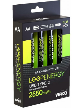 Verico International Co. Verico Loop Energy 4-Pack Mignon AA