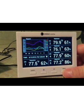 dnt Funk-Raumklimastation RoomLogg PRO mit 3 x Zusatzsensor