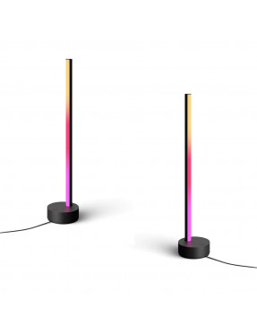 Philips Hue Gradient Signe Tischleuchte schwarz, 2er Pack