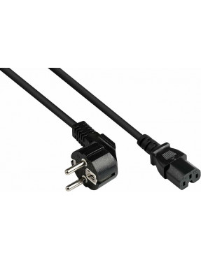 Good Connections Netzkabel Schutzkontakt an C15 Warmgeräte, 