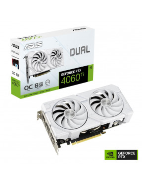 ASUS DUAL GeForce RTX 4060Ti EVO White Gaming Grafikkarte 8G