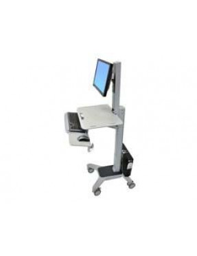 Ergotron WorkFit-C Single LD mobiler Steh-Sitz Arbeitsplatz 