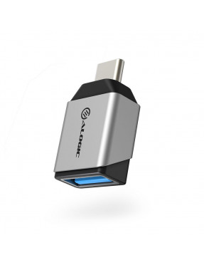 ALOGIC Ultra-Mini-USB-C auf USB-A Adapter grau