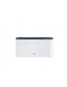 Braun HT 3100 PurEase Langschlitz-Toaster weiß