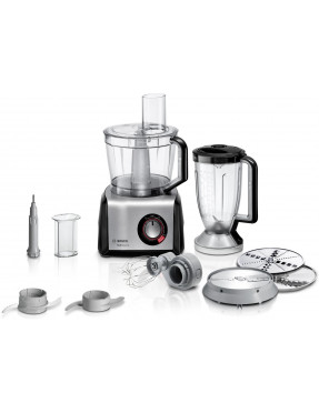 Bosch MC812M814 Foodprocessor MultiTalent 8 schwarz / Edelst