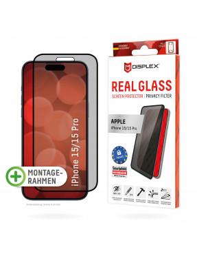 Displex DISPLEX Privacy Glass iPhone 15/15 Pro