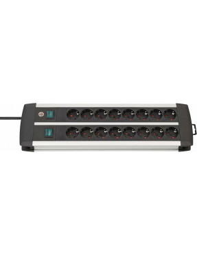 Brennenstuhl Premium-Alu-Line Steckdosenleiste 16-fach 3m si
