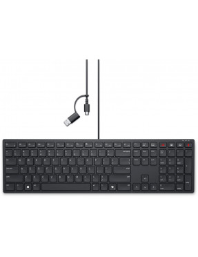Dell KB525C USC-C/ -A Tastatur Schwarz, AI Copilot-Taste, 15
