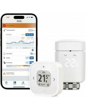 Eve Systems Eve Thermo Raumkomfort-Set für Apple Home: 1 Eve