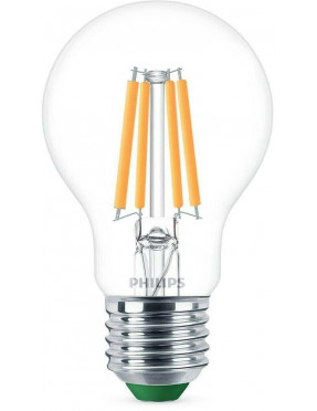 Philips Classic LED Lampe mit 60W, E27 Sockel, Klar, Warmwhi