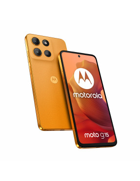 Motorola moto g15 4/128 GB Android 15 Smartphone Sunrise Ora