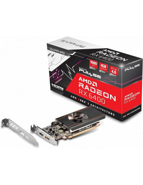 SAPPHIRE AMD Radeon RX 6400 Pulse Grafikkarte mit 4GB GDDR6 