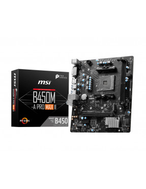 MSI B450M-A PRO MAX II Mainboard AM4 HDMI/DVI