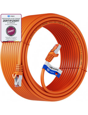 Good Connections Patchkabel mit Cat. 7 Rohkabel S/FTP orange