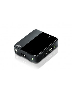 ATEN Aten CS782DP 2-Port USB 4K Display-Port Kabel KVM Switc