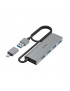 Hama 00200138 USB-Hub, 4 Ports, USB 3.2 Gen1, 5 Gbit/s, Ultr