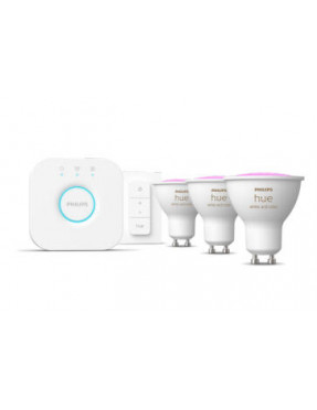 Philips Hue Starter Set White & Col. Amb. GU10 3x350lm & Dim
