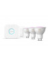 Philips Hue Starter Set White & Col. Amb. GU10 3x350lm & Dim