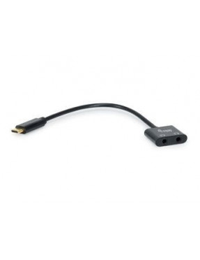 Equip EQUIP 133469 USB C auf  Dual 3,5 mm Kopfhörer DAC Adap