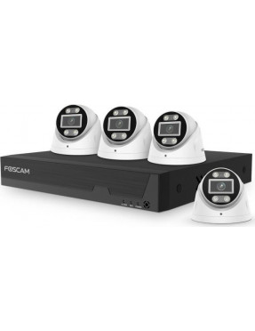 Foscam FN9108E-T4-2T Überwachungsset mit 4 Überwachungskamer