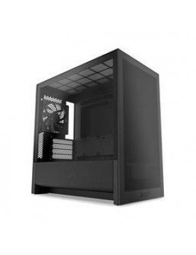 NZXT H3 Flow (2025) All Black Midi Tower mATX Gaming Gehäuse