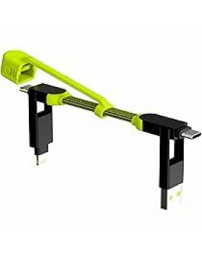 Rolling Square inCharge XL 6-in-1 Multi-Ladekabel 30cm Schwa