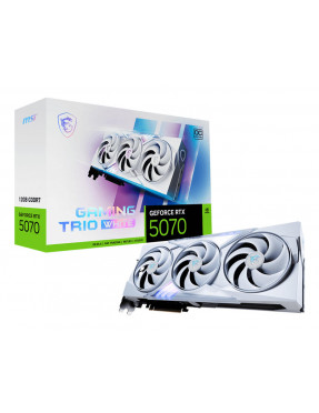 MSI GeForce RTX 5070 GAMING TRIO OC White Grafikkarte DP/HDM