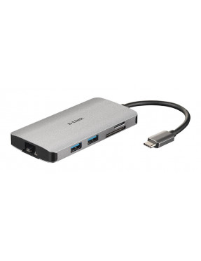 D-Link DUB-M810 8-In-1 USB-C Hub mit HDMI/Ethernet/Kartenles